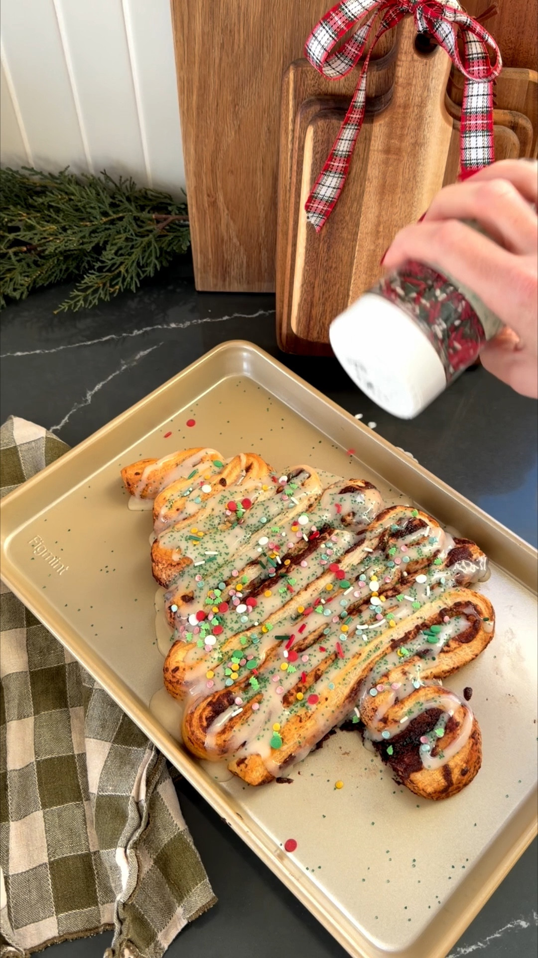 Save  this to make on Christmas morning! The yummiest cinnamon rolls made into a 🌲! We love Annie’s, but you can make these with any cinnamon rolls. Frosting and sprinkles are a must too!

#christmasaesthetic #christmasathome #christmasmorning 

#LTKHoliday #LTKHome #LTKFindsUnder50