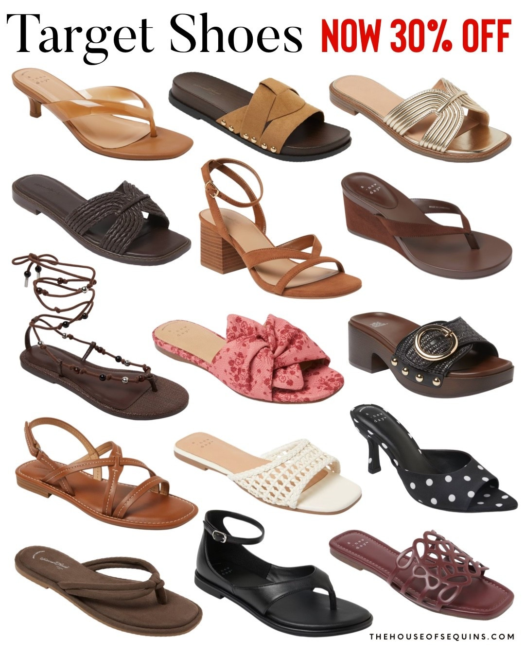 Target shoes and sandals NOW 30% OFF!

#LTKmorningroutine