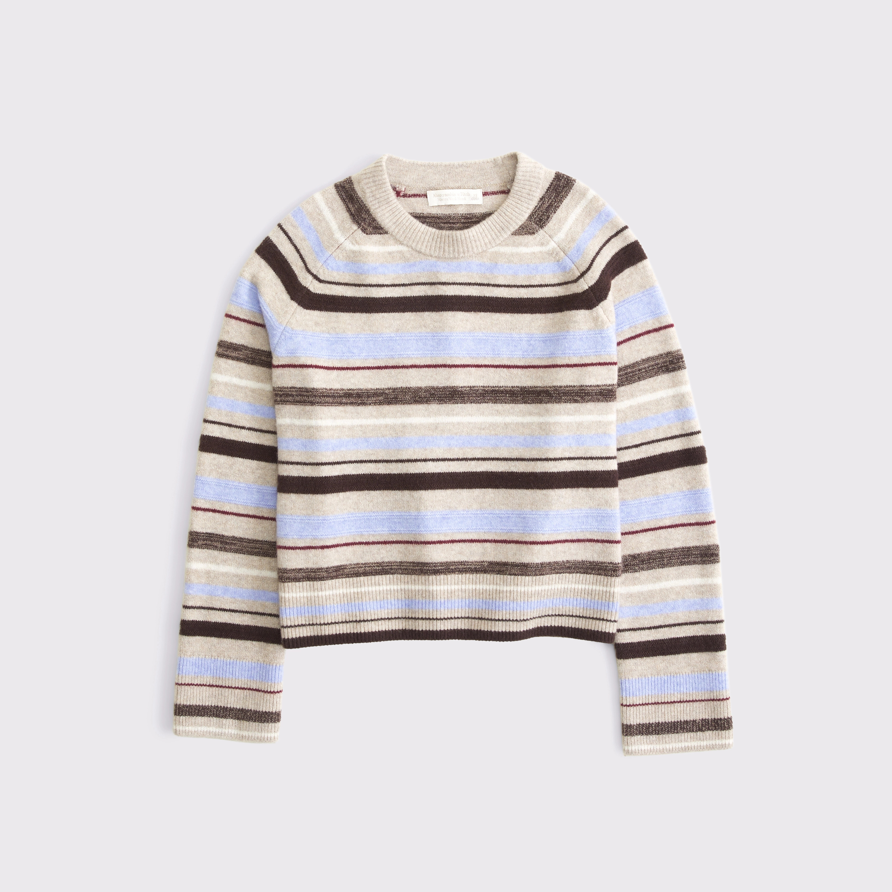The A&F Madeline Striped Crew Sweater | Abercrombie & Fitch (US)