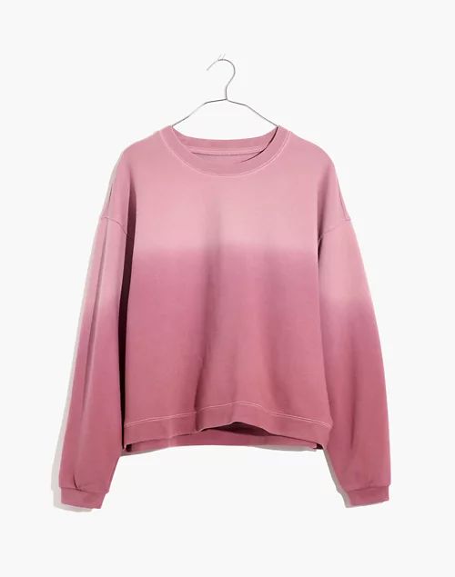 Dip-Dye (Re)sourced Cotton Swing Sweatshirt | Madewell