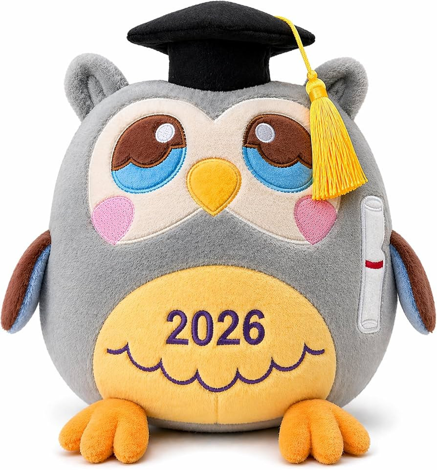 Graduation Stuffed Animal 2026,11.8" Graduation Owl Plush Stuffed,Kindergarten Graduation Gifts f... | Amazon (US)