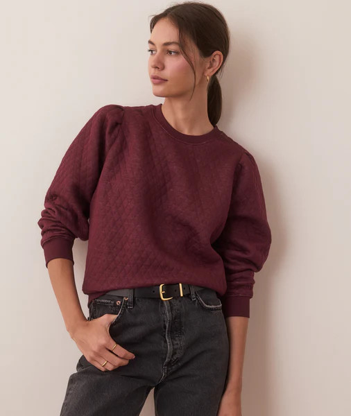 Corbet Puff Sleeve Sweatshirt | Marine Layer
