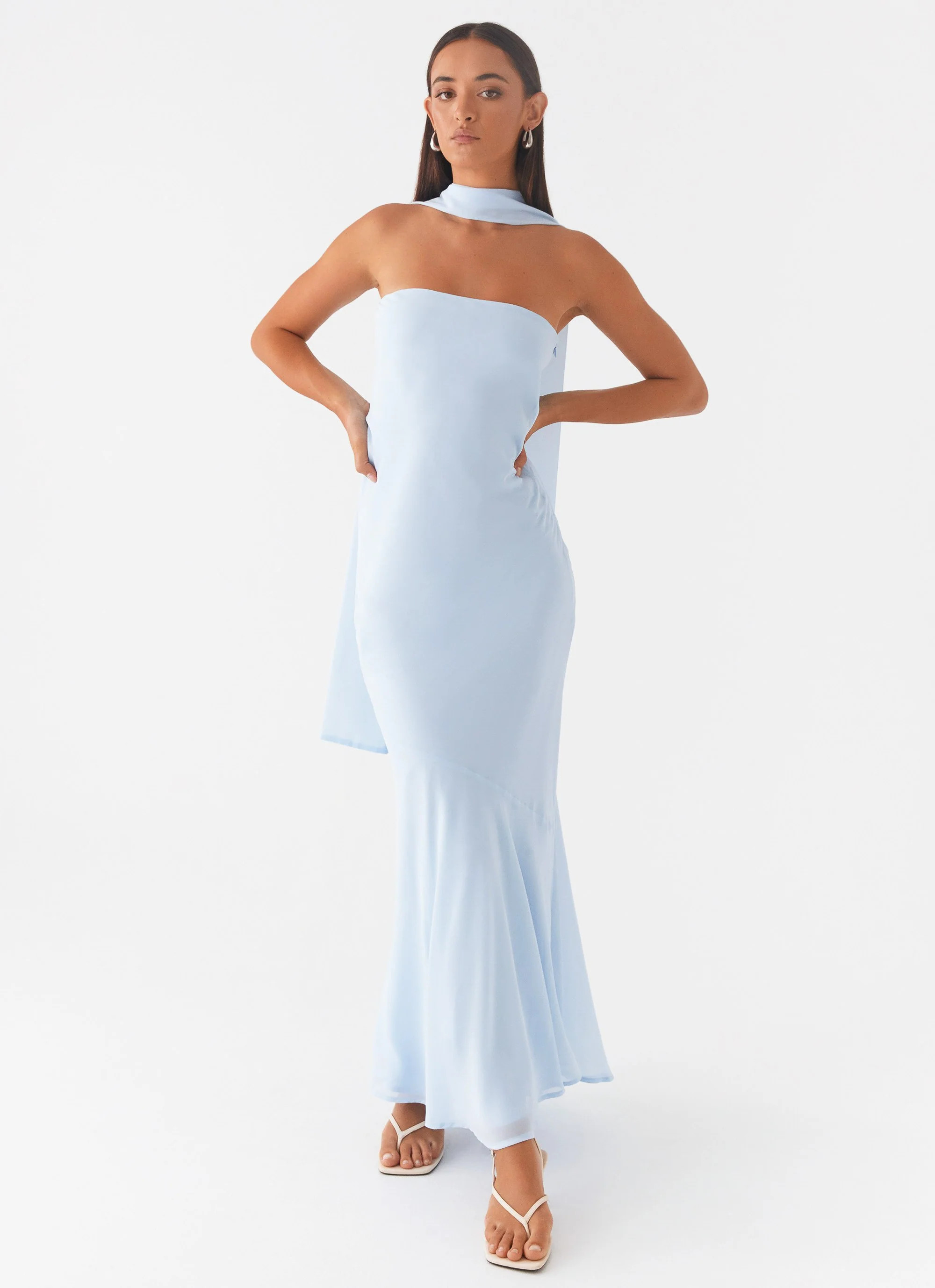 Under The Pagoda Maxi Dress - Blue | Peppermayo (Global)