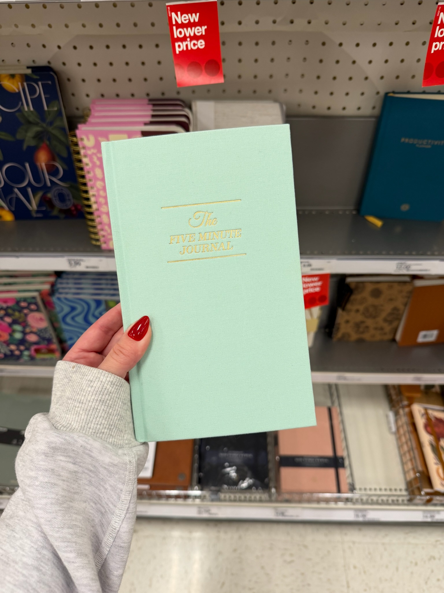 Start your mornings with a moment of mindfulness using the Intelligent Change Five Minute Journal from Target. This guided journal is designed to help you cultivate gratitude and focus in just five minutes a day, making it the perfect addition to a busy routine. The 8.7"x5.1" size is compact enough to keep on your nightstand or toss in your bag, and the beautiful mint green cover adds a calming touch to your daily wellness aesthetic. With 262 sheets of guided prompts, it is an easy and effective way to prioritize your mental well-being and start every day on a positive note, i love mine!

silver hardware, gallery wall, date night outfits, sunday hoodie, knits and shawls, statement coat, vacation outfits beach, valentines outfit women, valentines day outfit women, work outfits, intelligent change, the five minute journal, target finds, target style, mindfulness journal, gratitude practice, wellness journey, daily habits, mental health matters, aesthetic journaling, target run, self care essentials, morning routine, productivity tips, gift ideas for her, ltk wellness, ltk home, ltk under 25, ltk seasonal 

 #LTKdayinmylife #LTKmorningroutine #LTKselfcare