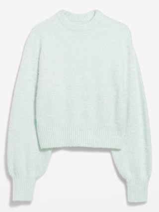 Crew-Neck Eyelash Sweater | Old Navy (US)