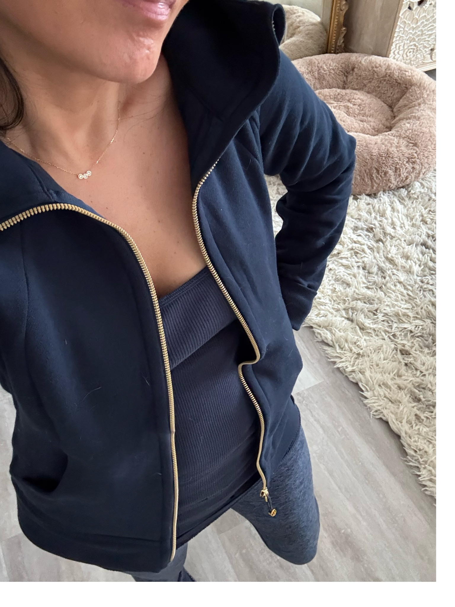 Navy always wins me over. Loving the lengthening LuLulemon full zip here.

Fits TTS

#LTKOver40 #LTKActive #LTKStyleTip