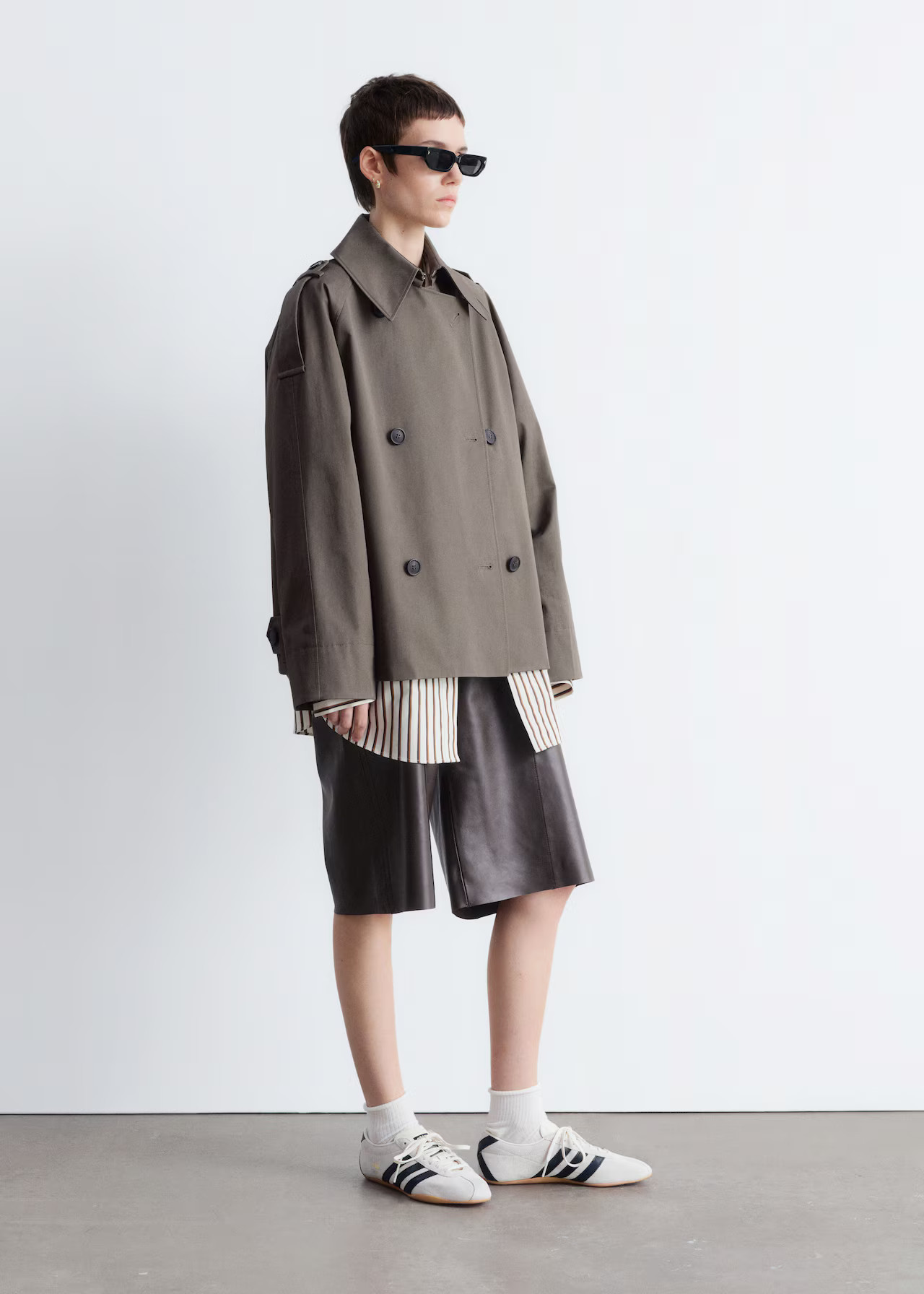 Double-Breasted Trench Jacket | H&M (UK, MY, IN, SG, PH, TW, HK)