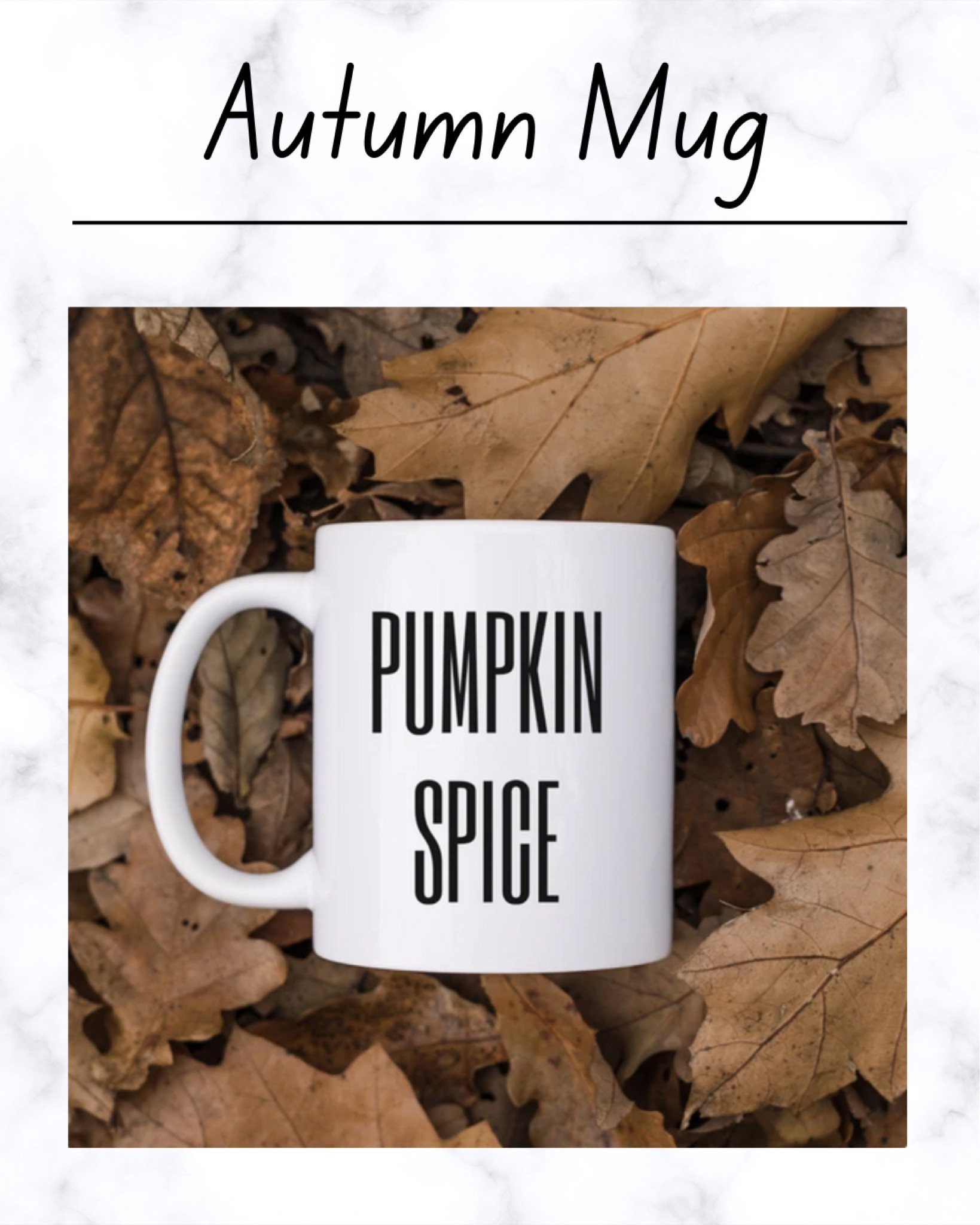 Check out the great autumn mugs on Etsy

Autumn mug, fall mug, Halloween mug, pumpkin spice mug, kitchen decor, autumn decor, fall decor, Halloween decor, autumn home, fall home 

#LTKautumn #LTKgiftguide #LTKsale
