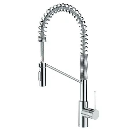 Kraus Oletto Contemporary Single Handle Pull Down Kitchen Sink Faucet, Chrome | Walmart (US)