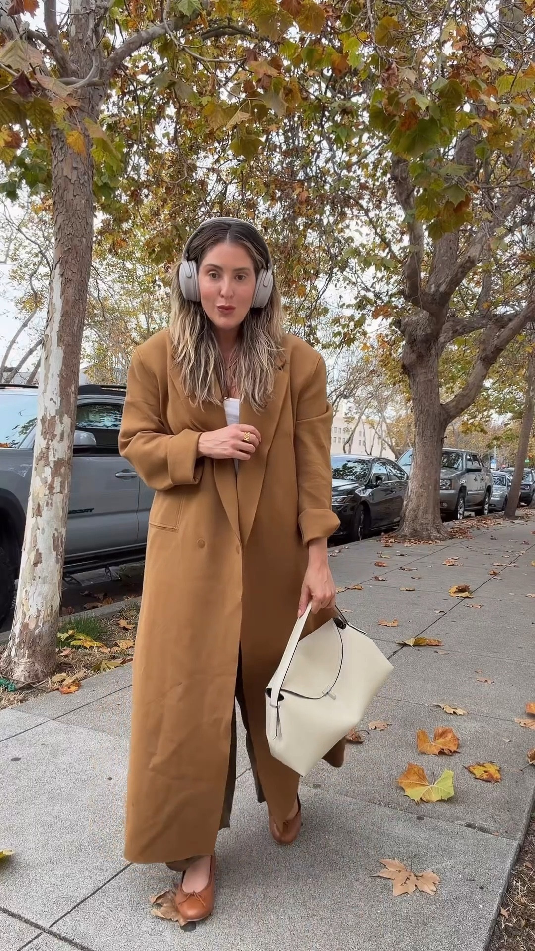 autumn outfit 
norma kamali coat
gap factory track pants (look like doen)

#LTKootd #LTKSeasonal #LTKSaleAlert