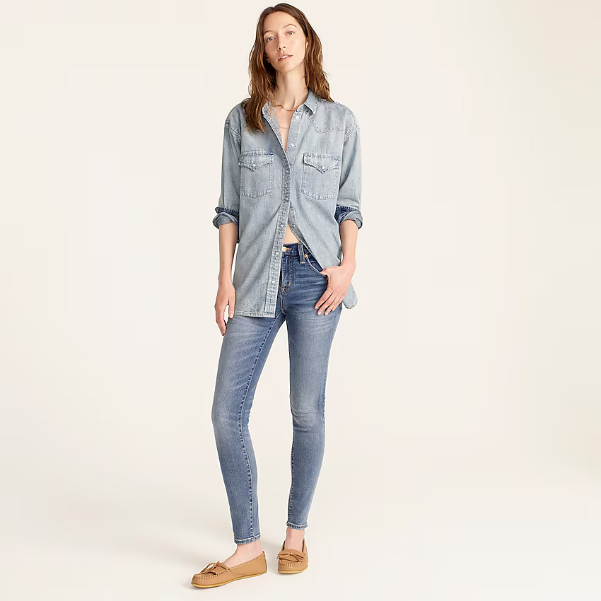 8" toothpick jean in Horseshoe wash | J. Crew US