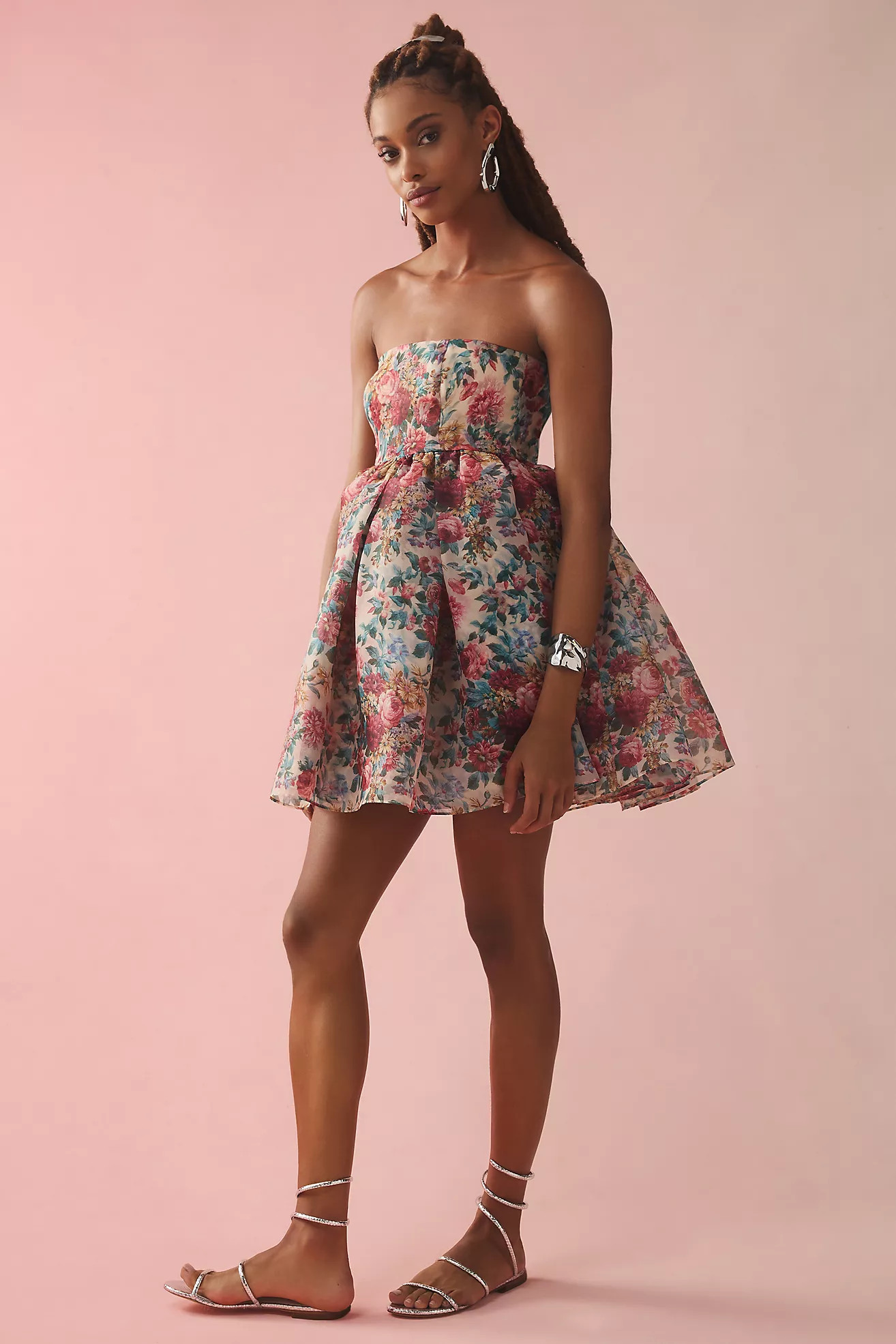 Selkie Strapless Mini Dress | Anthropologie (US)