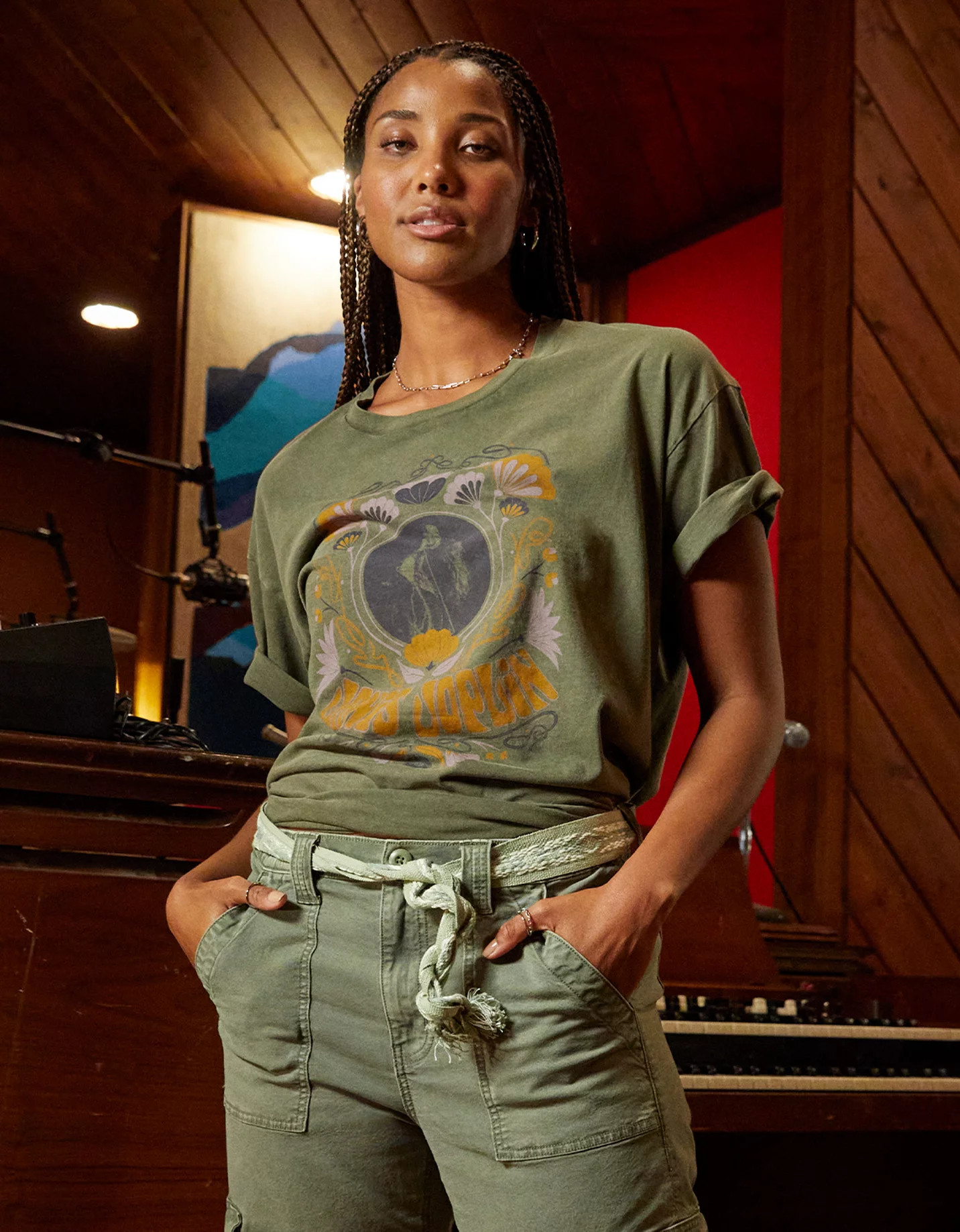 AE Oversized Janis Joplin Graphic Tee | American Eagle Outfitters (US & CA)