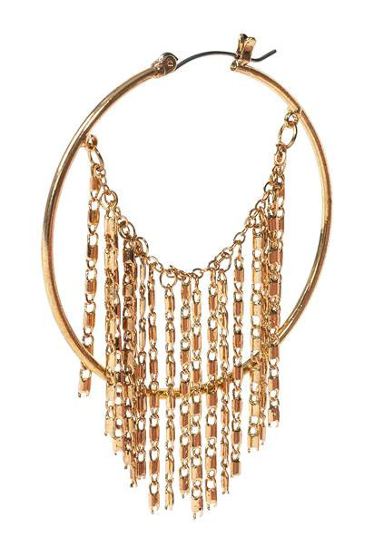 Fringe Hoop Earrings | VENUS