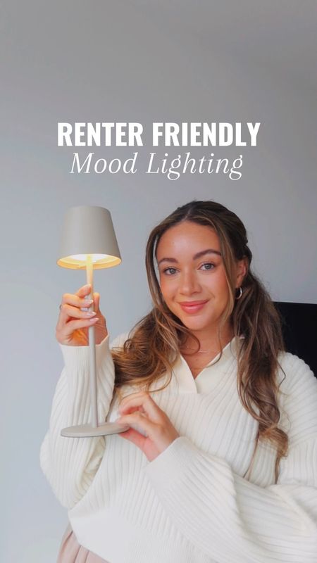 Renter friendly mood lighting! Cordless, rechargeable, and dimmable🫶🏼

#LTKfindsunder100 #LTKhome #LTKVideo