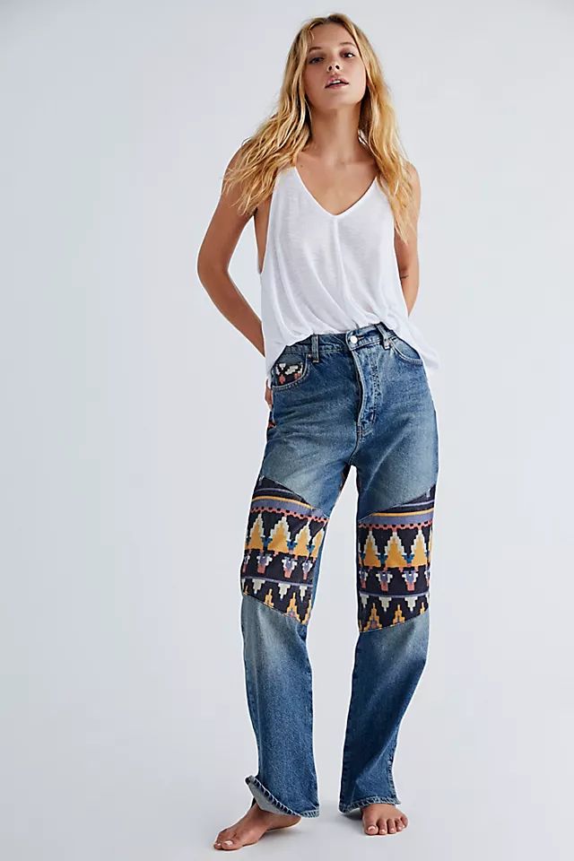 Rocky Mountain Straight Leg Jeans | Free People (Global - UK&FR Excluded)