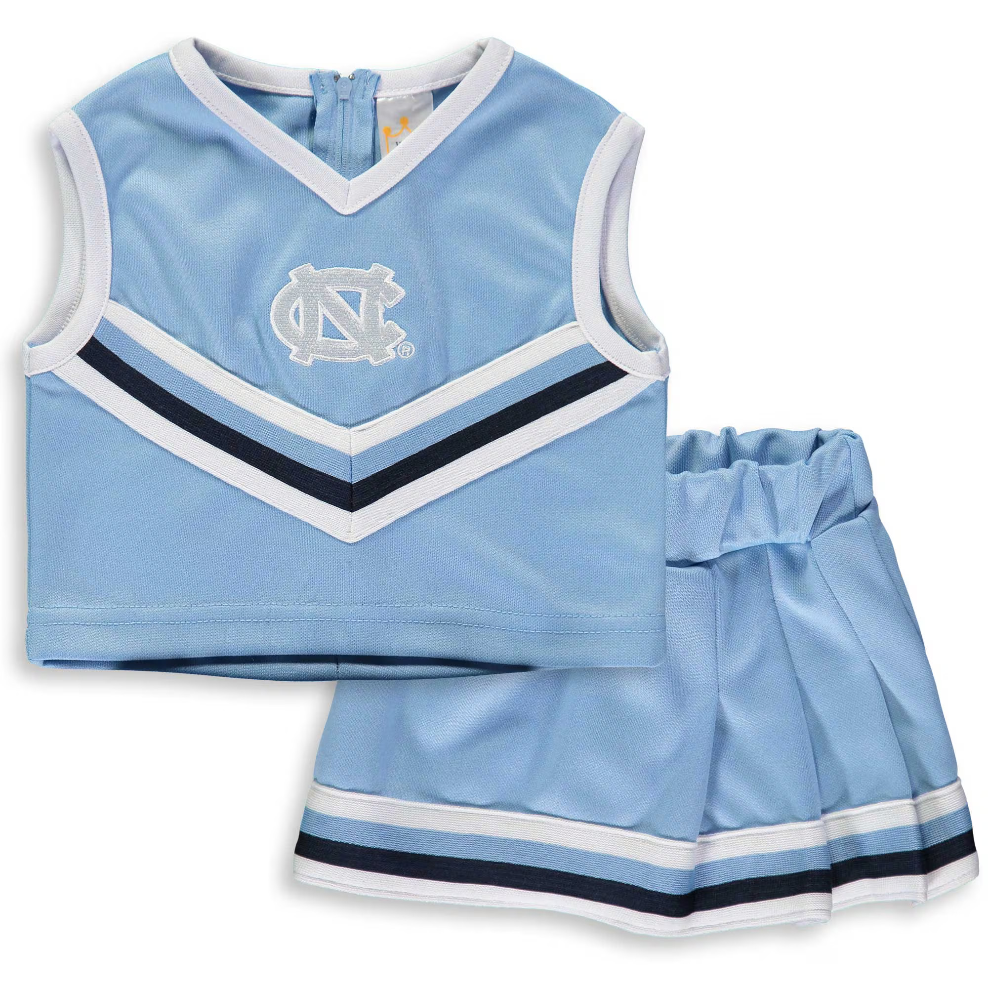 North Carolina Tar Heels Girls Toddler Two-Piece Cheer Set - Carolina Blue | Fanatics