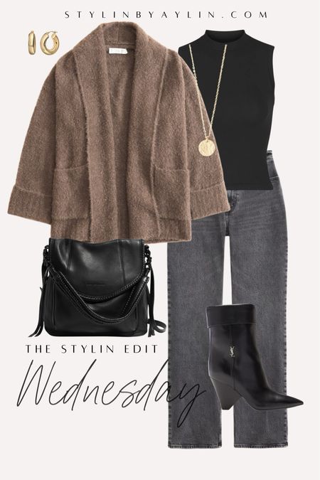 Outfits of the week- Wednesday edition, casual style, cardigan,  booties, StylinByAylin 

#LTKMostLoved #LTKstyletip