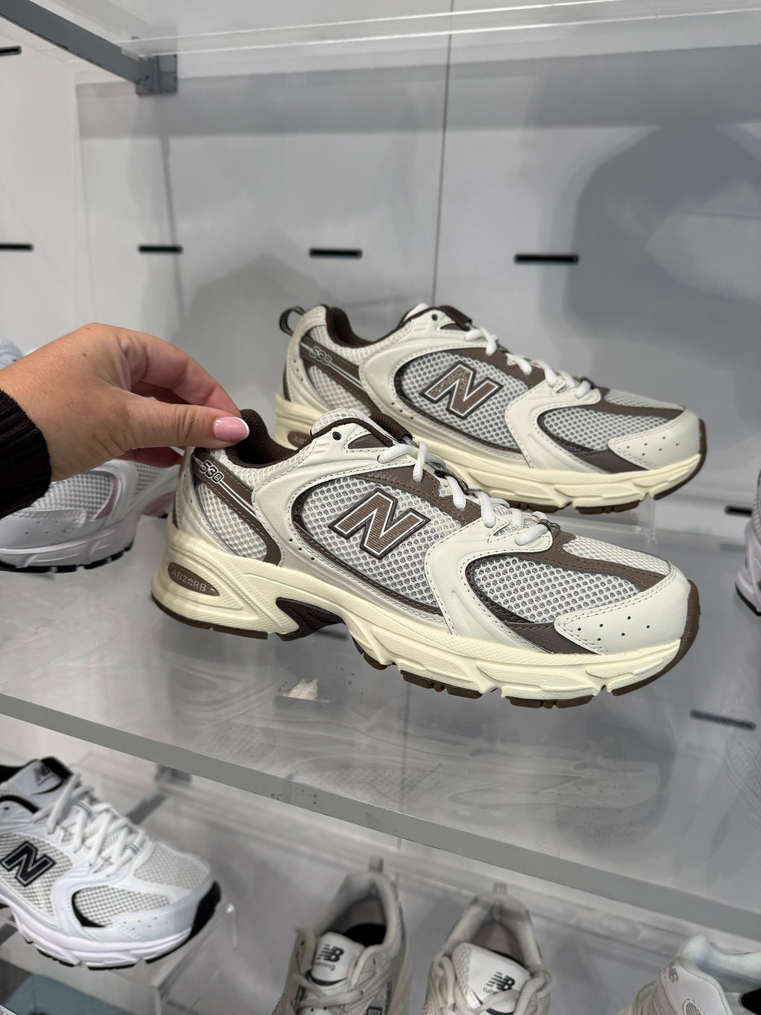 My favourite trainers, I wear these ALL the time 👟

New balance, chocolate brown, comfy trainers, spring footwearr

#LTKuk #LTKspring #LTKshoes