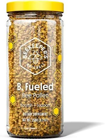 BEEKEEPER'S NATURALS Bee Pollen - 100% Raw Bee Pollen Granules, Natural Preserved Enzymes, Source... | Amazon (US)