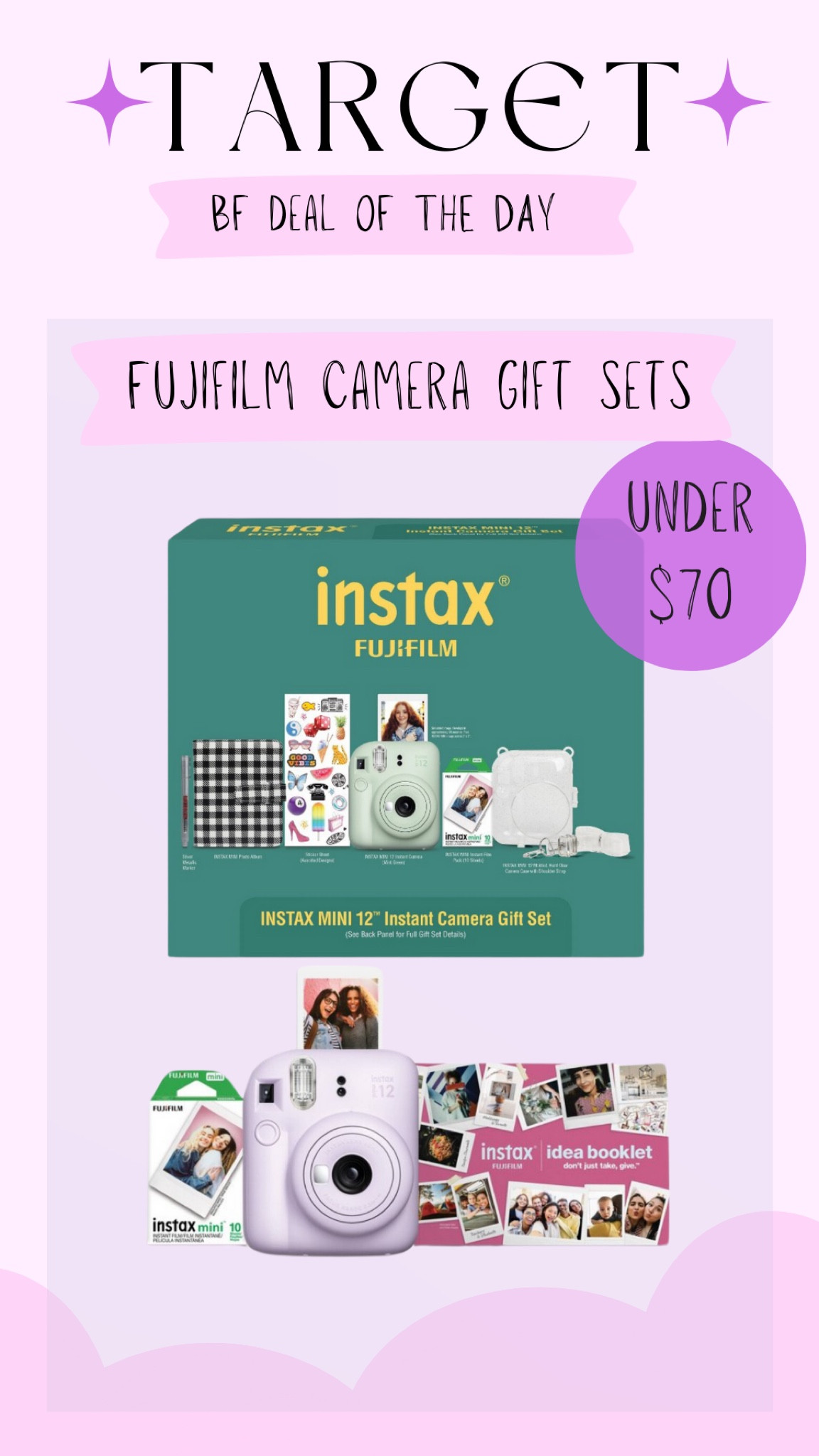 Fujifilm camera set flash sale! Great gift for ages 6-12!

#giftsforgirls #giftsages6to12

#LTKHoliday #LTKKids #LTKGiftGuide