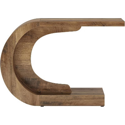 Lantine 43.3" C-Shaped Console Table, Wood Entryway Hallway Table Accent Table for Hall, Living Room, Entrance, Foyer | Target