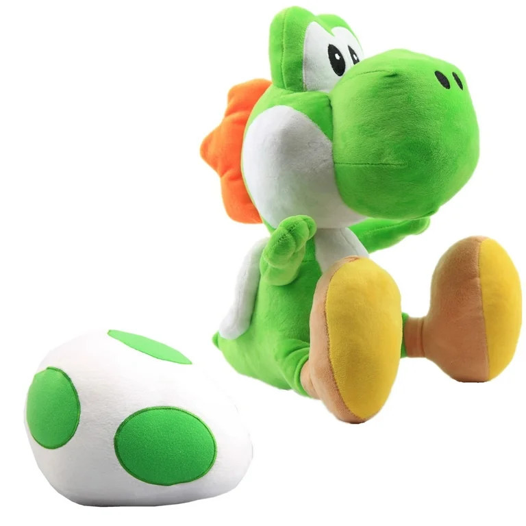uiuoutoy 12" Green Yoshi & 8'' Yoshi Egg Stuffed Plush Toy Set of 2 pcs | Walmart (US)