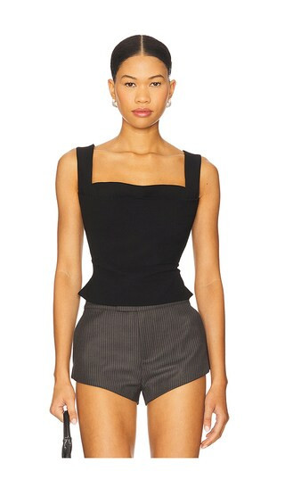 Miaou Imogene Corset in Black. - size L | Revolve Clothing (Global)