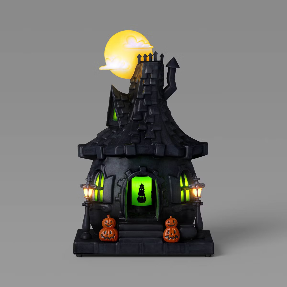 11.42" Witch Hut Halloween Decorative Prop Black - Hyde and EEK! Boutique™ | Target