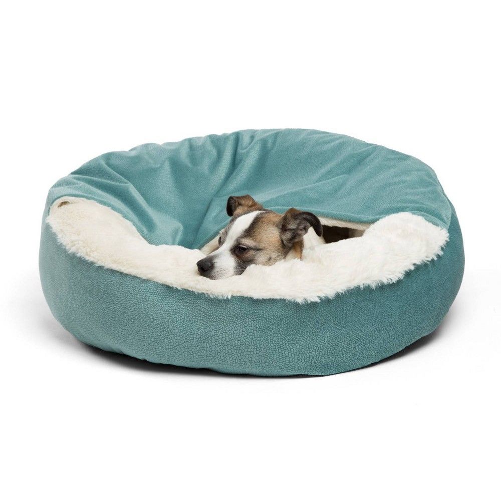 Best Friends by Sheri Cozy Cuddler Ilan Tidepool Dog Bed - 24""x24"" - Aqua Blue | Target