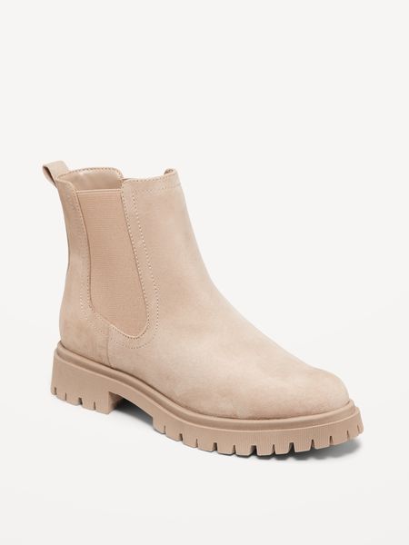 Chunky Heel Chelsea Boot | Old Navy (US)