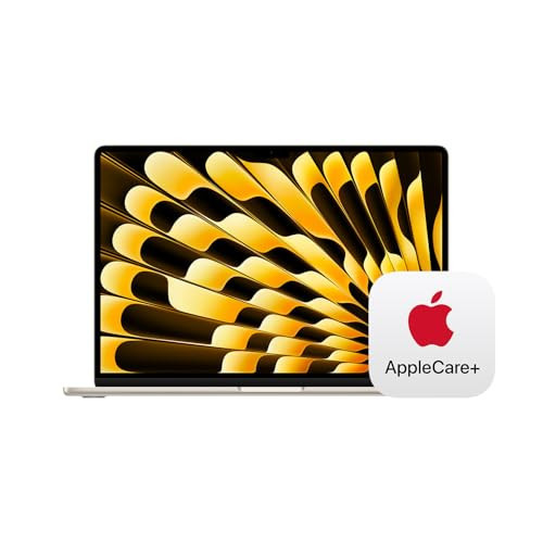 Apple 2025 MacBook Air 15-inch Laptop with M4 chip: Built for Apple Intelligence, 15.3-inch Liquid Retina Display, 24GB Unified Memory, 512GB SSD Storage, Touch ID; Starlight with AppleCare+ (3 Years) | Amazon (US)