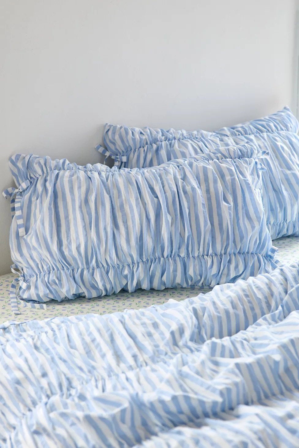 Printed Cinched Core Sham Set | Urban Outfitters (US and RoW)