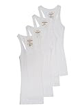 4 Pack Zenana Women's Ribbed Tank Top Med, White | Amazon (US)
