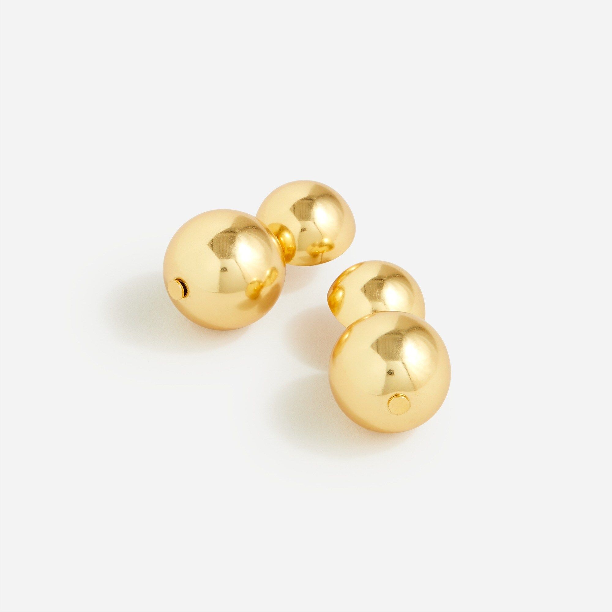 Metallic ball earrings | J.Crew US