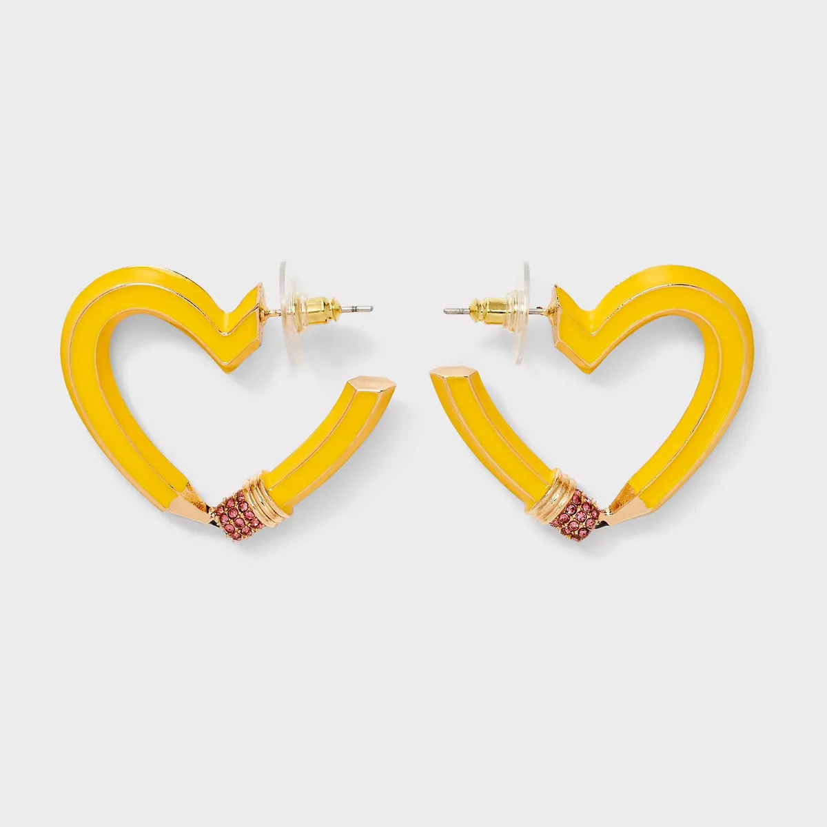 SUGARFIX by BaubleBar Write On Statement Earrings - Yellow/Gold | Target