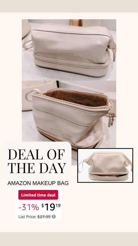Amazon deal of the day! The best makeup bag perfect for travel 

#LTKtravel #LTKsalealert #LTKbeauty