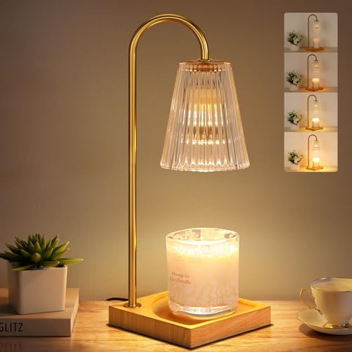 Hong-in Candle Warmer Lamp-Electric Candle Warmer with Timer, for Mom,Dimmable Candle Warmers for Jar Candles,Wax Melt Warmer for Bedroom Home Decor, House Warming Gifts New Home | Amazon (US)