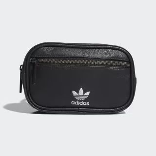 adidas Faux Leather Waist Pack - Black | adidas US | adidas (US)