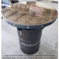 55 Gallon Drum Industrial Pub Table #030 Style Furniture By Evolution Co | Etsy (US)