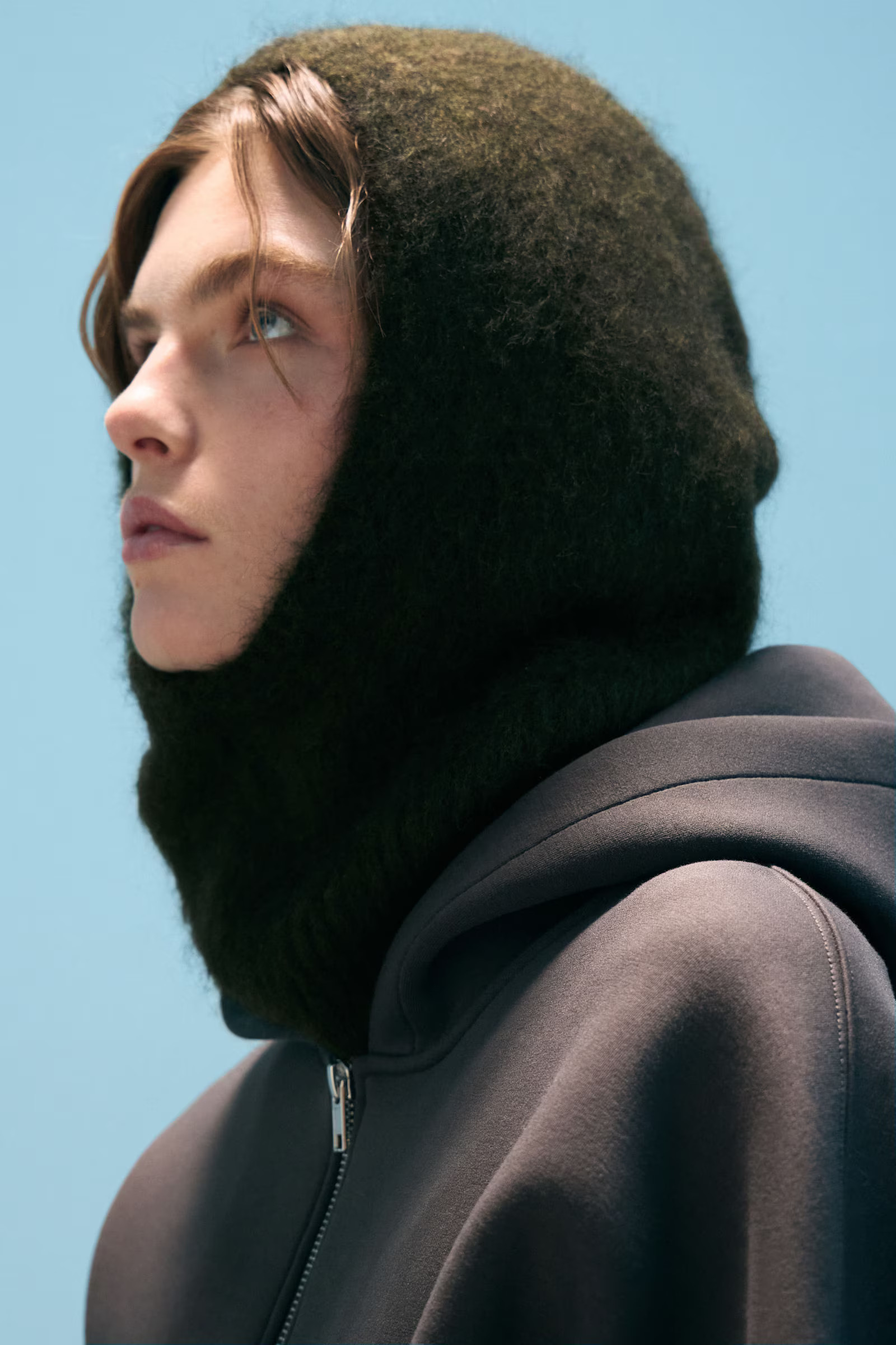 Knitted Mohair Blend Hood | Weekday