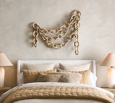 Wooden Chain Wall Art | Pottery Barn (US)