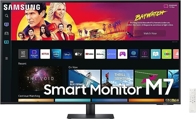 SAMSUNG 43" M70B Series 4K UHD USB-C Smart Monitor & Streaming TV, 4ms, 60Hz, HDR10, Wireless Dis... | Amazon (US)