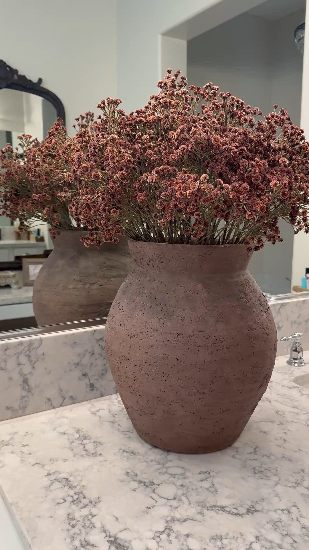 I added some new faux florals to this extra large vase I’ve had for a while. This vase is substantial in size and quality at a really great price point. The stems are from Hobby Lobby but I linked some other options that would be beautiful as well. For reference, I have 30 stems in this vase. #LTKWatchNow | seasonal floral | fall floral | fall decor | Studio McGee | McGee & Co.

#LTKFallSale #LTKHome #LTKSeasonal