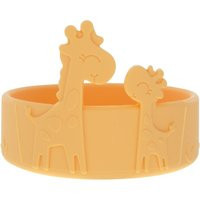 Animal Friends All Silicone Bowl, Yellow Giraffe | Nuby (US)