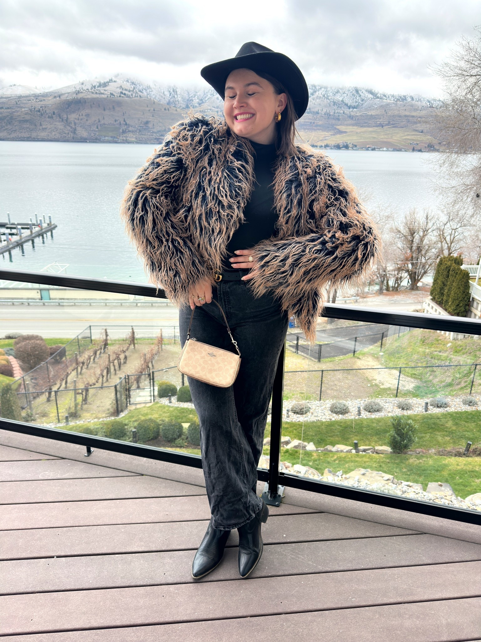 Denim and fur fit for winterfest! I love a themed bachelorette party 🥳

I’m wearing a L jacket, size 31 jeans and size 9 boots 

#LTKMidsize #LTKFindsUnder100 #LTKootd
