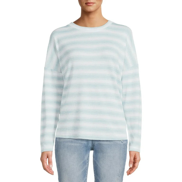 Time and Tru Women's Drop Shoulder T-Shirt | Walmart (US)