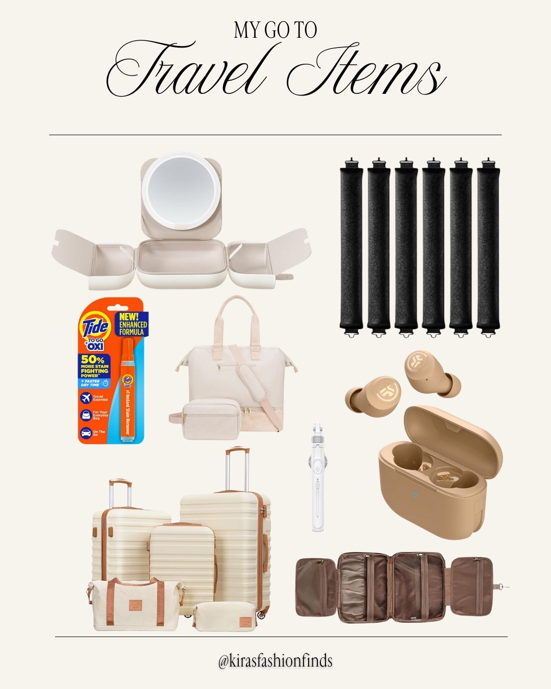 Scroll to shop! ✨ My favorite travel items. Everything is linked below.👇🏾

Desliza para comprar. ✨ Mis artículos favoritos para viajar.

📲 Download the free LTK app & follow me @kirasfashionfinds to shop all my daily finds.

#LTKHome #LTKTravel #LTKSeasonal
