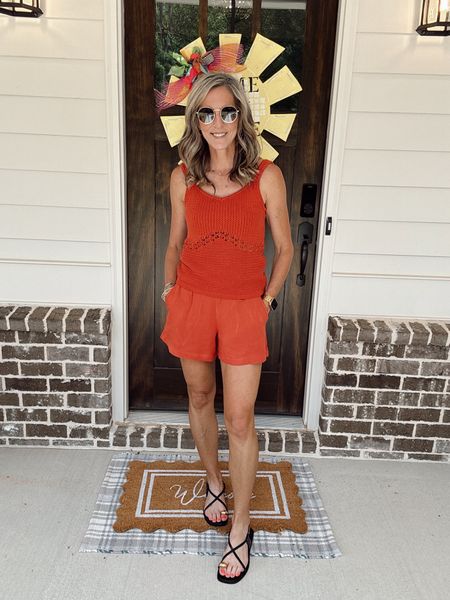 Old Navy, Summer basics - crochet top comes in three colors $25 wearing size small.  High waisted shorts pockets, lightweight wearing size small - comes in 6 colors 

#LTKStyleTip #LTKSaleAlert #LTKOver40