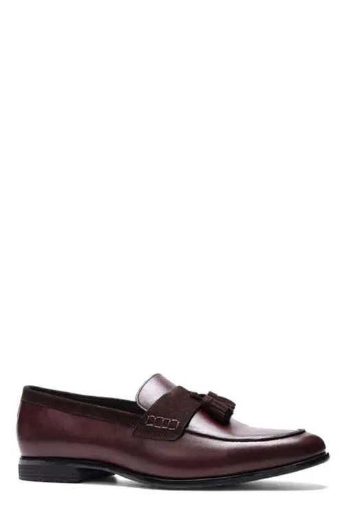 CARLOS SANTANA Laurent Tassel Loafer in Brown Leather at Nordstrom, Size 11 | Nordstrom